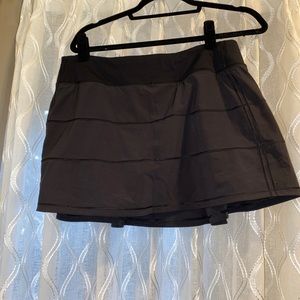 Lululemon Pace Rival Skirt, black, 10T